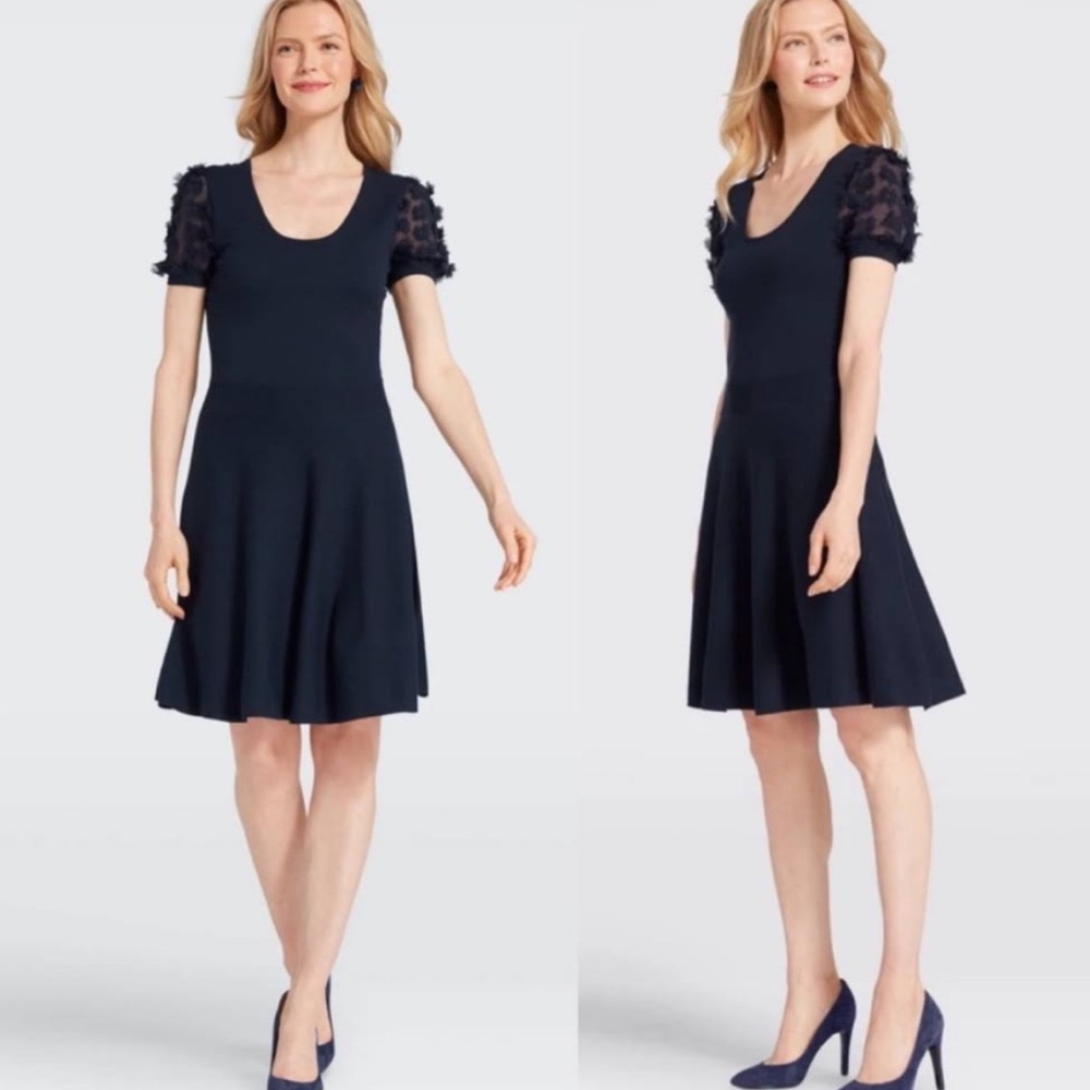 Draper James Fleurette Nave Dress Size S